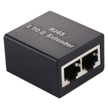 Load image into Gallery viewer, RJ45 1 to 2 Aluminum Alloy Expansion Head Extender, RJ45 1 to 2 Extender