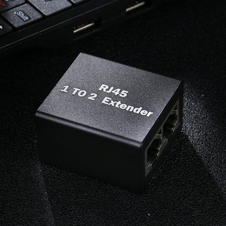 RJ45 1 to 2 Aluminum Alloy Expansion Head Extender, RJ45 1 to 2 Extender