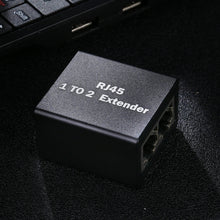 Load image into Gallery viewer, RJ45 1 to 2 Aluminum Alloy Expansion Head Extender, RJ45 1 to 2 Extender