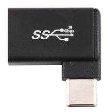 Load image into Gallery viewer, Type-C / USB-C Male to USB 3.2 Female 90 Degree Elbow Head Aluminium Alloy Adapter, Type-C Male to USB 3.2 Female
