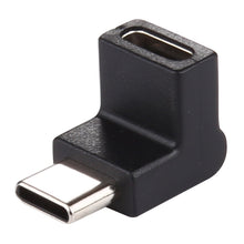 Load image into Gallery viewer, Type-C / USB-C Male to Type-C / USB-C Female 90 Degree Elbow Head Aluminium Alloy Adapter, Type-C Male to Type-C Female