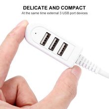 Load image into Gallery viewer, 30cm TPE USB A to 3 USB Ports Female HUB Adapter