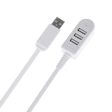 1.2m TPE USB A to 3 USB Ports Female HUB Adapter