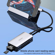 Load image into Gallery viewer, Onten 91882 5 In 1 USB3.0 x3 + SD + TF + CF Type-C / USB-C OTG Multi-function Card Reader
