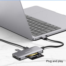 Load image into Gallery viewer, Onten 91882 5 In 1 USB3.0 x3 + SD + TF + CF Type-C / USB-C OTG Multi-function Card Reader