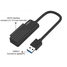 Load image into Gallery viewer, Onten US301 USB 3.0 to SATA Adapter for Universal 2.5/3.5 HDD/SSD Hard Drive Disk