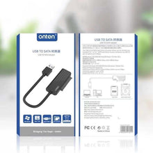 Load image into Gallery viewer, Onten US301 USB 3.0 to SATA Adapter for Universal 2.5/3.5 HDD/SSD Hard Drive Disk