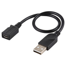 Load image into Gallery viewer, USB Male to Micro USB Female Converter Cable, Cable Length: about 22cm