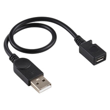Load image into Gallery viewer, USB Male to Micro USB Female Converter Cable, Cable Length: about 22cm