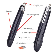 Load image into Gallery viewer, PR-08 6-keys Smart Wireless Optical Mouse with Stylus Pen &amp; Laser Function, Laser Function Black, Laser Function Grey, Laser Function Blue, Laser Function Red, Laser Function White