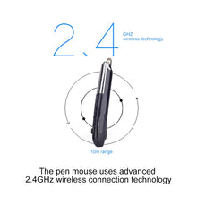Load image into Gallery viewer, PR-08 6-keys Smart Wireless Optical Mouse with Stylus Pen &amp; Laser Function, Laser Function Black, Laser Function Grey, Laser Function Blue, Laser Function Red, Laser Function White
