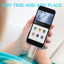 Load image into Gallery viewer, Richwell 3 in 1 128G Type-C + 8 Pin + USB 3.0 Metal Double Cover Push-pull Flash Disk with OTG Function