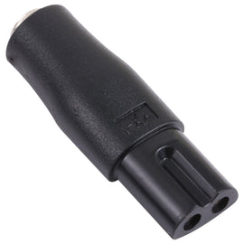 DC 5.5 x 2.1mm Female to Shaver Interface Female Power Supply Conversion Converter, Semicircle