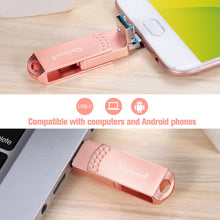 Load image into Gallery viewer, Richwell 3 in 1 128G Type-C + Micro USB + USB 3.0 Metal Flash Disk with OTG Function