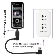 Load image into Gallery viewer, 10 PCS 3.5x1.35mm Male to USB Female Adapter Connector, 3.5x1.35mm Male to USB Female