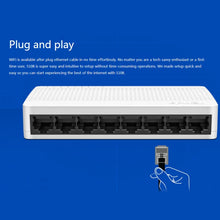 Load image into Gallery viewer, Tenda S108 8 Ports 10 / 100Mbps Fast Ethernet Network Switch LAN HUB, Tenda SG108 8 Ports White