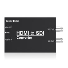 Load image into Gallery viewer, SEETEC 1 x HDMI Input to 2 x SDI Output Converter, 1 x HDMI to 2 x SDI