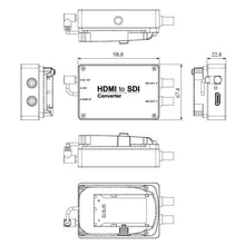 Load image into Gallery viewer, SEETEC 1 x HDMI Input to 2 x SDI Output Converter, 1 x HDMI to 2 x SDI