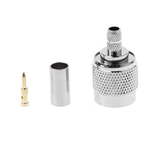 Load image into Gallery viewer, 10 PCS TNC Male RF Coax Connector for Cable RG58 RG142 RG400 LMR195
