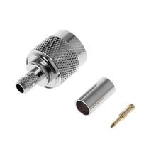 Load image into Gallery viewer, 10 PCS TNC Male RF Coax Connector for Cable RG58 RG142 RG400 LMR195