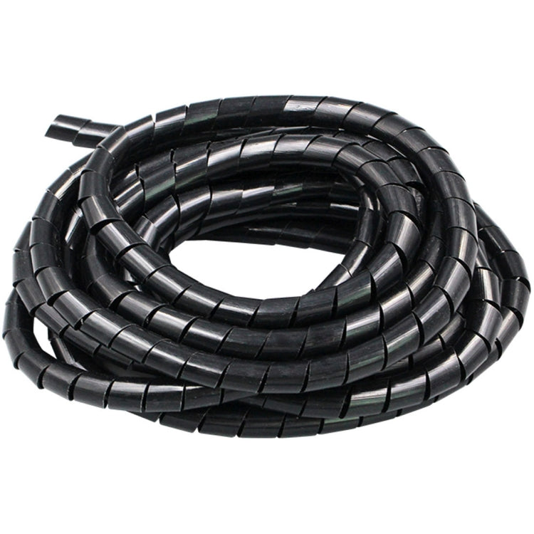 7m PE Spiral Pipes Wire Winding Organizer Tidy Tube, Nominal Diameter: 12mm, 12mm / 7m Length, 12mm  / 7m Length