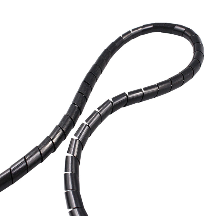 7m PE Spiral Pipes Wire Winding Organizer Tidy Tube, Nominal Diameter: 12mm, 12mm / 7m Length, 12mm  / 7m Length