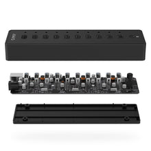 Load image into Gallery viewer, ORICO P10-U2 10 Ports USB 2.0 HUB with LED Power Indicator &amp; 1m USB Cable(Black)