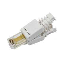 Load image into Gallery viewer, Tool-free Crimping RJ-45 Connector Modular Plug, Short Version Cat5e, Cat5e