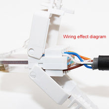 Load image into Gallery viewer, Tool-free Crimping RJ-45 Connector Modular Plug, Short Version Cat5e, Cat5e