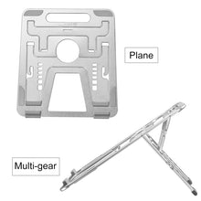 Load image into Gallery viewer, COOLCOLD U2S Portable Foldable Hollow Double Triangle Height Adjustable Aluminum Alloy Bracket for Laptop, COOLCOLD U2S