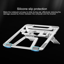 Load image into Gallery viewer, COOLCOLD U2S Portable Foldable Hollow Double Triangle Height Adjustable Aluminum Alloy Bracket for Laptop, COOLCOLD U2S