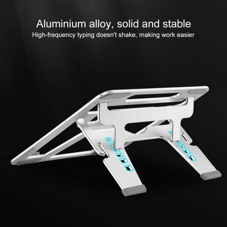 COOLCOLD U2S Portable Foldable Hollow Double Triangle Height Adjustable Aluminum Alloy Bracket for Laptop, COOLCOLD U2S