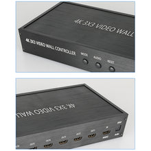 Load image into Gallery viewer, NK-BT88 4K 3X3 HDMI Video Wall Controller Multi-screen Splicing Processor with Remote Controller, EU Plug, EU Plug