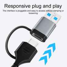 Load image into Gallery viewer, V253B 5 in 1 USB + USB-C/Type-C to USB Multifunctional Docking Station HUB Adapter, V253B