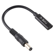 Load image into Gallery viewer, DP USB-C / Type-C to 5.5 x 2.1mm Power Adapter Charger Cable, 5.5 x 2.1mm
