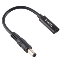 Load image into Gallery viewer, DP USB-C / Type-C to 5.5 x 2.1mm Power Adapter Charger Cable, 5.5 x 2.1mm