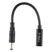 Load image into Gallery viewer, DP USB-C / Type-C to 5.5 x 2.1mm Power Adapter Charger Cable, 5.5 x 2.1mm