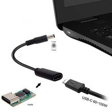 Load image into Gallery viewer, DP USB-C / Type-C to 5.5 x 2.1mm Power Adapter Charger Cable, 5.5 x 2.1mm