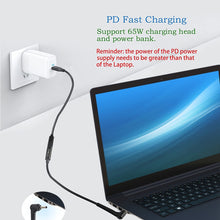 Load image into Gallery viewer, USB-C / Type-C to 4.0 x 1.35mm Power Adapter Charger Cable, 4.0 x 1.35mm