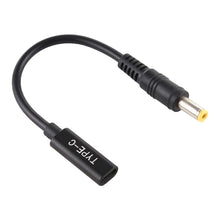 Load image into Gallery viewer, DP USB-C / Type-C to 5.5 x 2.5mm Power Adapter Charger Cable, 5.5 x 2.5mm