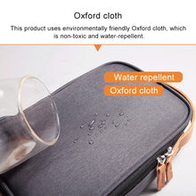 Load image into Gallery viewer, Multi-function Headphone Charger Data Cable Storage Bag, Ultra Fiber Portable Power Pack, Size: M, 16.5x6x23.5cm（Gray）, M