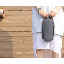 Load image into Gallery viewer, Multi-function Headphone Charger Data Cable Storage Bag, Ultra Fiber Portable Power Pack, Size: M, 16.5x6x23.5cm（Gray）, M