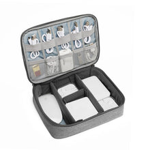 Load image into Gallery viewer, Multi-function Headphone Charger Data Cable Storage Bag, Single Layer Storage Bag, Size: 23x16x7cm