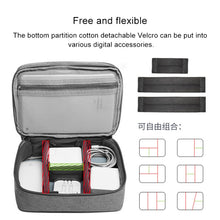 Load image into Gallery viewer, Multi-function Headphone Charger Data Cable Storage Bag, Single Layer Storage Bag, Size: 23x16x7cm