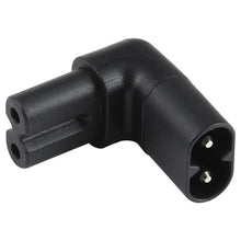 Load image into Gallery viewer, C7 to C8 Elbow AC Power Plug Adapter Converter Socket, C7 to C8 Elbow
