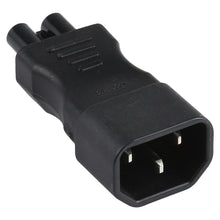 Load image into Gallery viewer, C5 to C14 AC Power Plug Adapter Converter Socket, C5 to C14