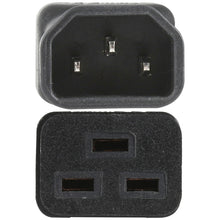 Load image into Gallery viewer, C14 to C19 AC Power Plug Adapter Converter Socket, C14 to C19
