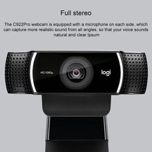Load image into Gallery viewer, Logitech C922 HD 1080P Auto Focus Webcam with 2 Omnidirectional Microphones
