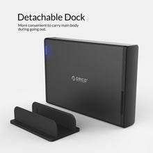 Load image into Gallery viewer, ORICO 7688C3 8TB 3.5 inch USB-C / Type-C Mobile HDD Enclosure with Detachable Base, Cable Length: 1m