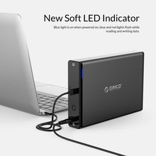 Load image into Gallery viewer, ORICO 7688C3 8TB 3.5 inch USB-C / Type-C Mobile HDD Enclosure with Detachable Base, Cable Length: 1m